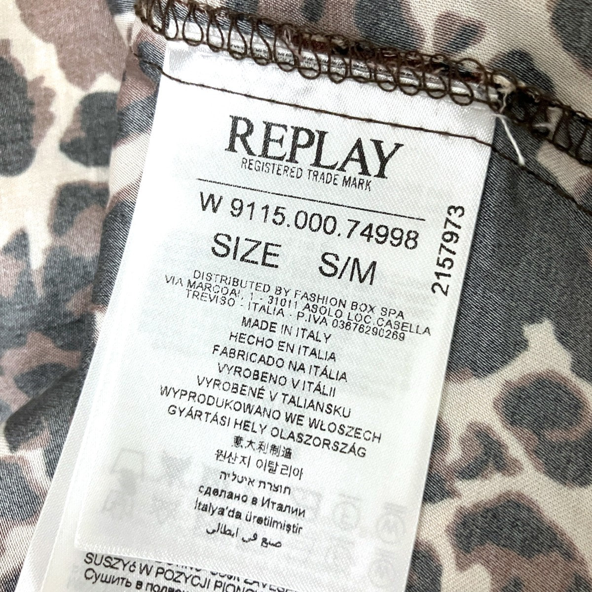 総柄ワンピースW9115 000 74998