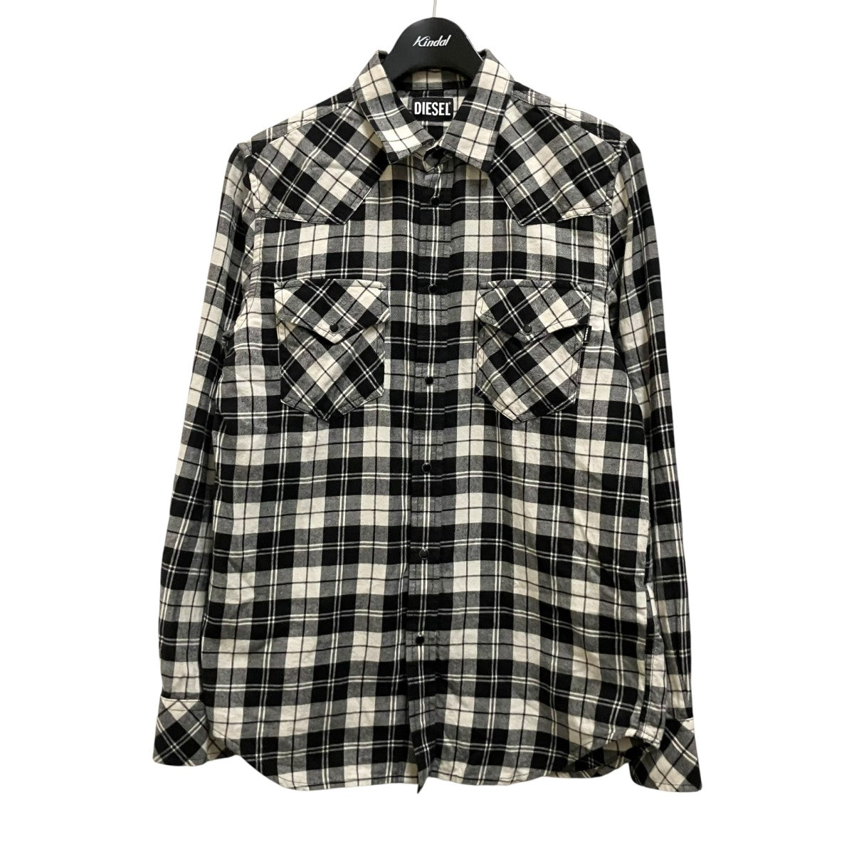 DIESEL(ディーゼル) S-EAST-LONG-CHK-BチェックシャツA02686 A02686