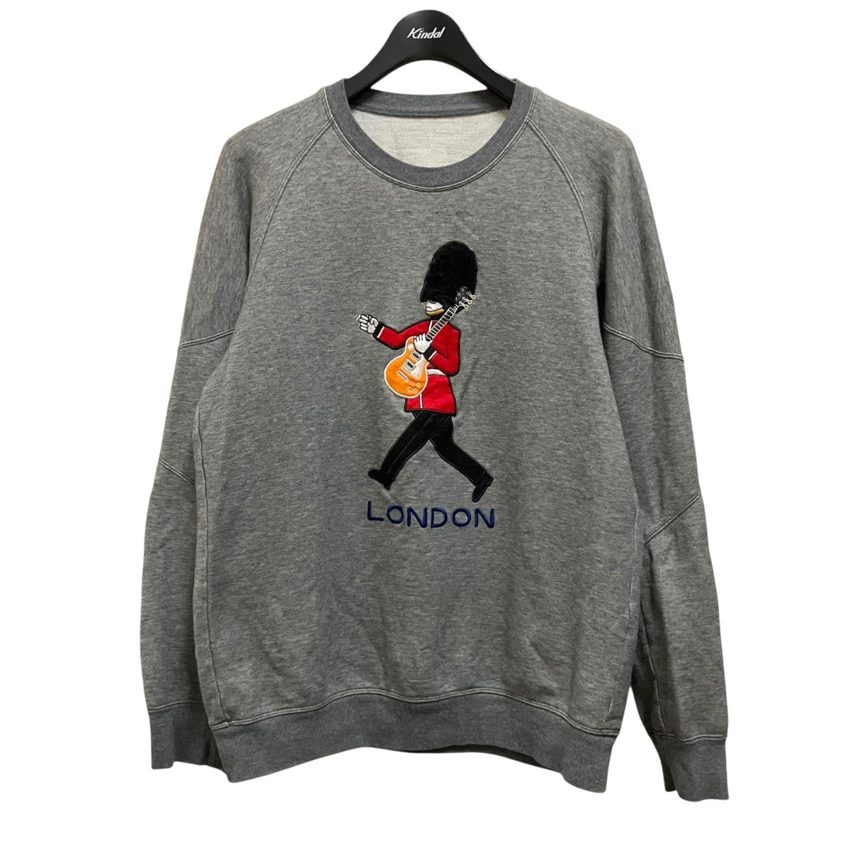 BRU NA BOINNE LONDONラグランスウェット8205 古着・中古-1枚目のアイテム画像