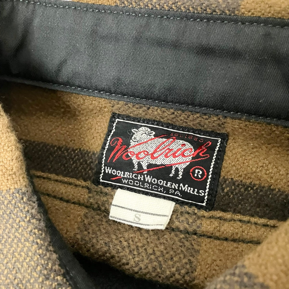 WOOLRICH LONG SLEEVE AUTHENTIC FLANNEL SHIRTチェックシャツWOSI0080K 古着・中古-4枚目のアイテム画像