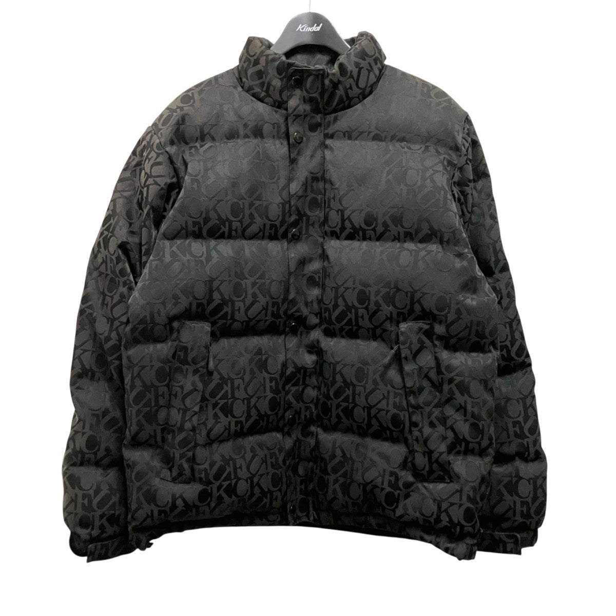 Supreme Fuck Jacquard Puffy Jacketダウンジャケット 古着・中古-1枚目のアイテム画像
