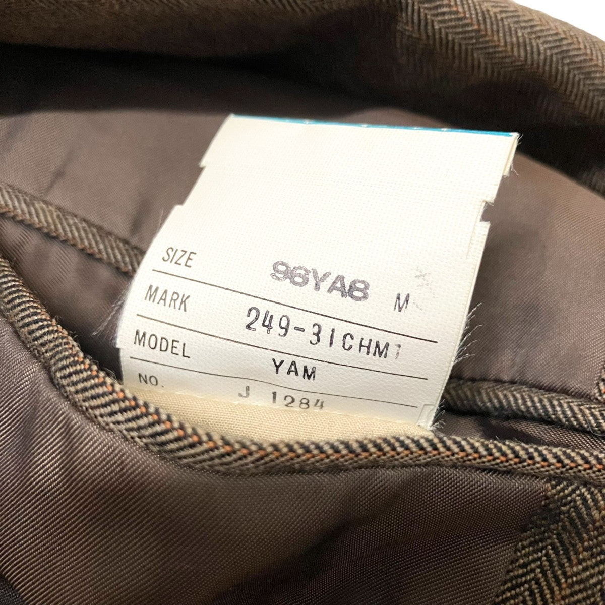 CHAPS RALPH LAUREN ヘリンボーンテーラードジャケット 古着・中古-6枚目のアイテム画像