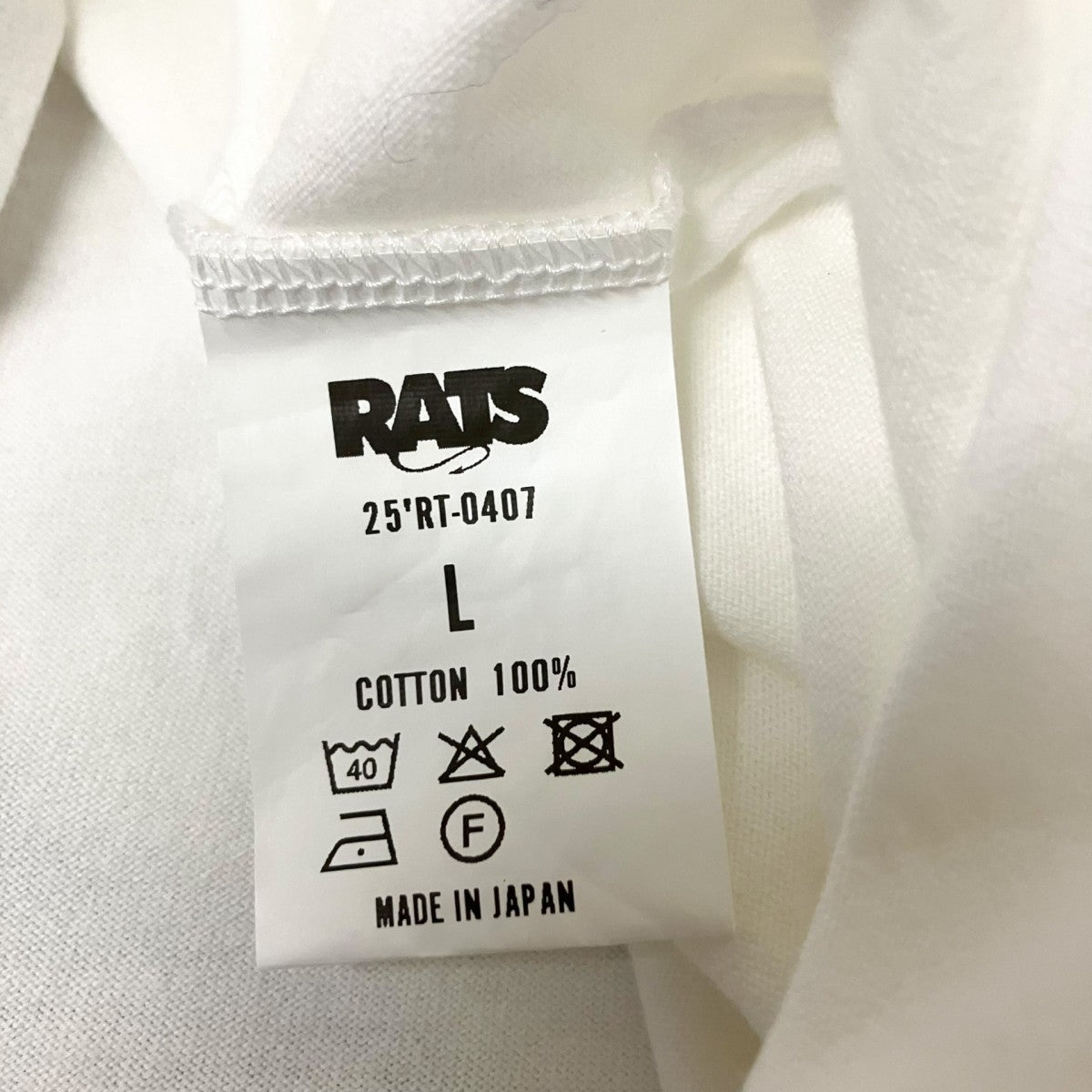 RATS 半袖Tシャツ25RT 0407 古着・中古-4枚目のアイテム画像