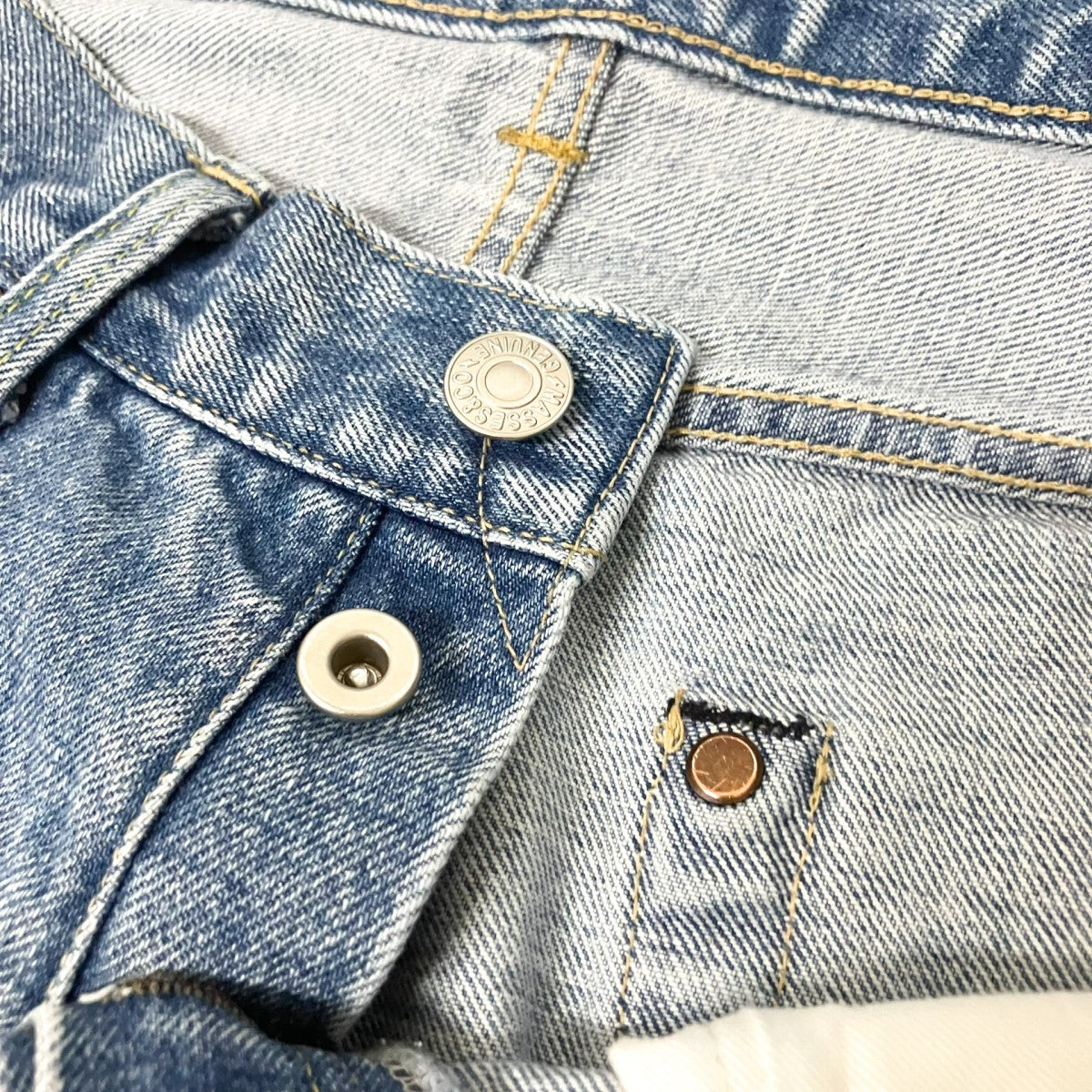 MASSES DENIM 5P PANTS ICEWASHデニムパンツ 古着・中古-4枚目のアイテム画像