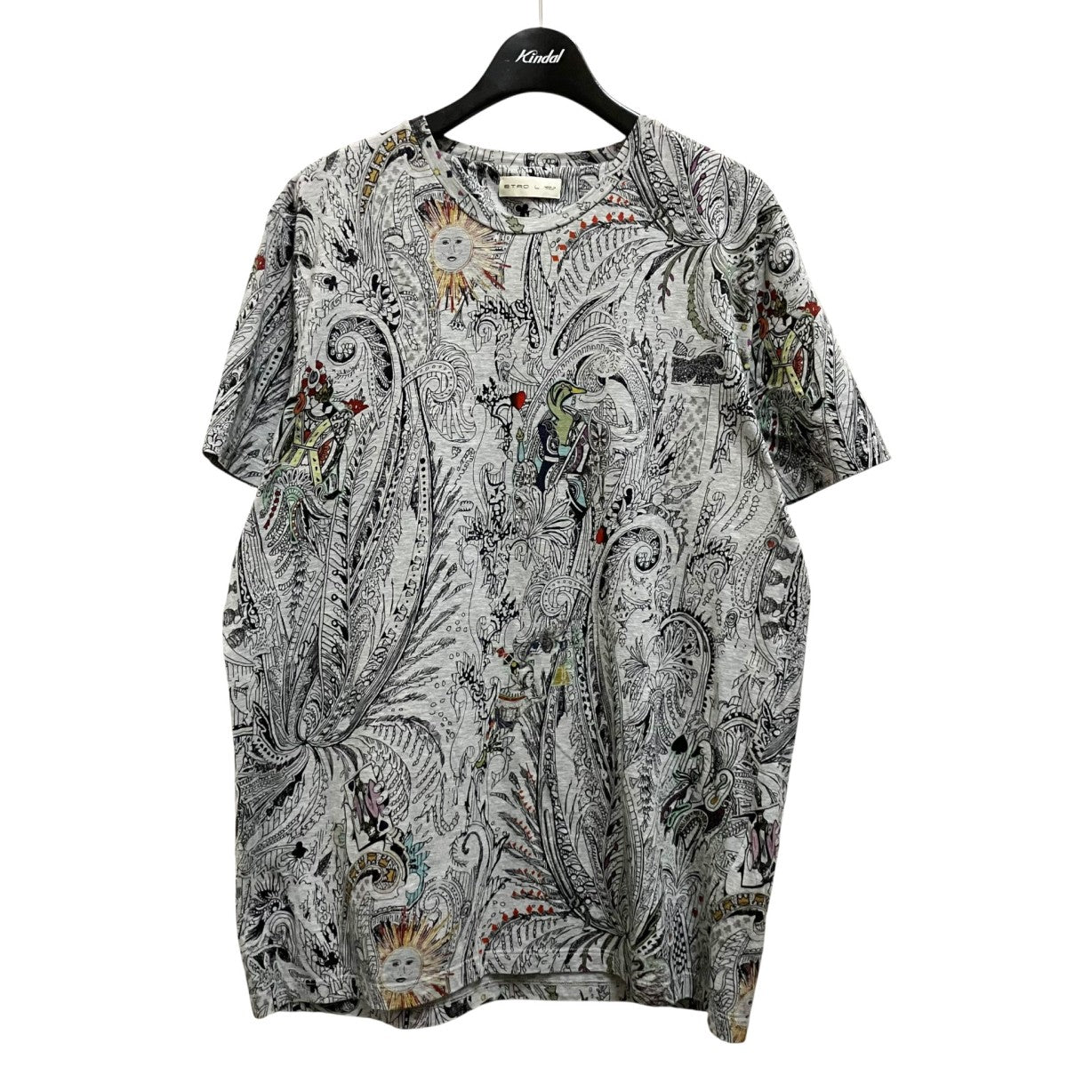 ETRO 総柄Tシャツ181 1Y020 4069 古着・中古-1枚目のアイテム画像