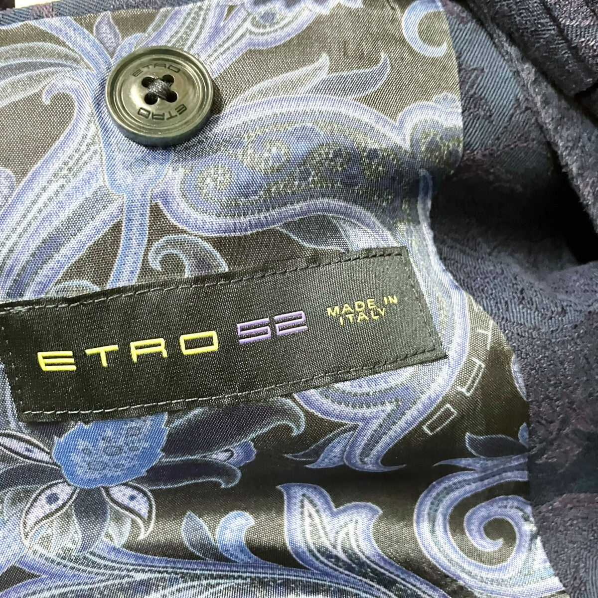ETRO 総柄ジャケット171 1J876 1295 古着・中古-6枚目のアイテム画像