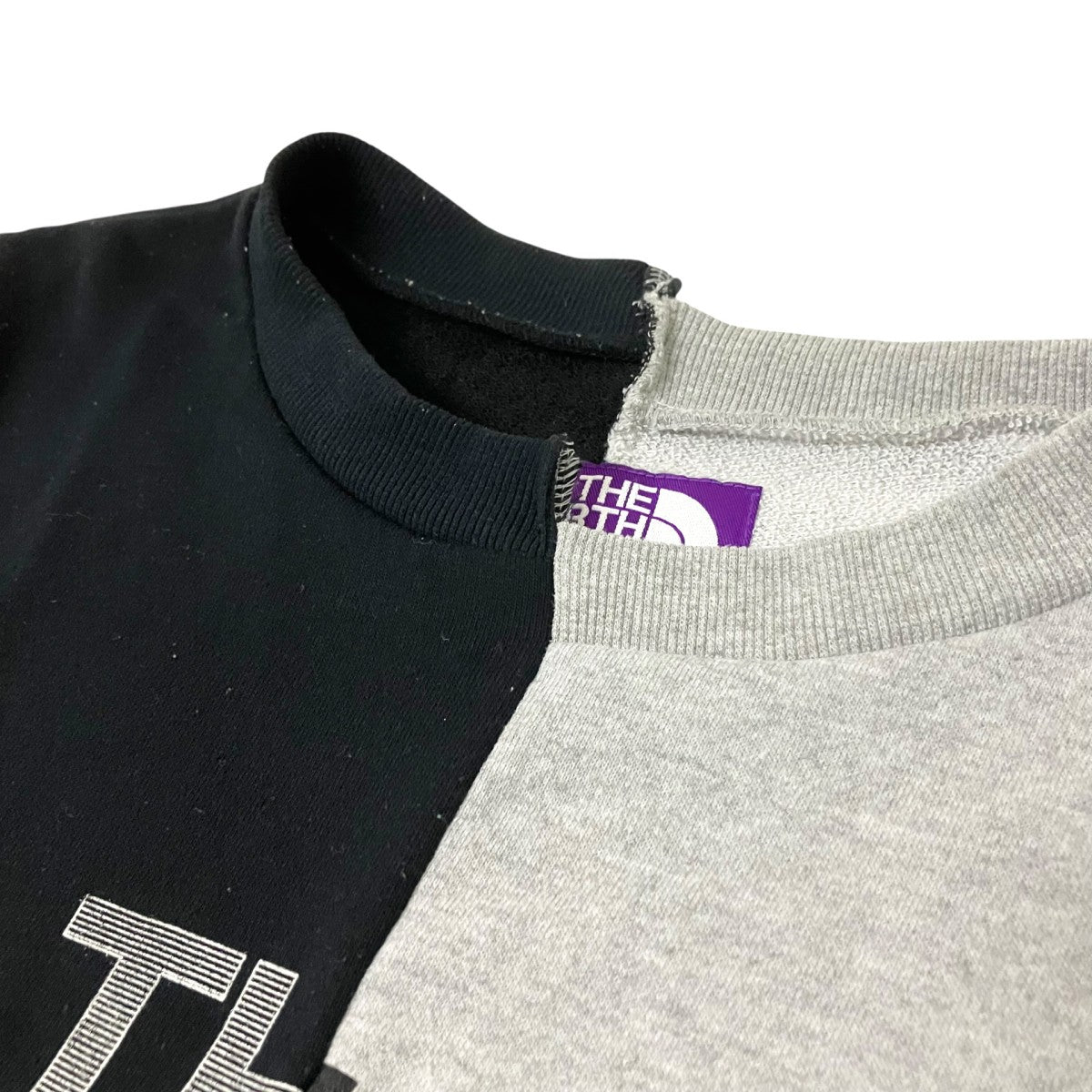 THE NORTH FACE Asymmetry Logo TeeアシンメトリーカットソーNT3916N 古着・中古-3枚目のアイテム画像