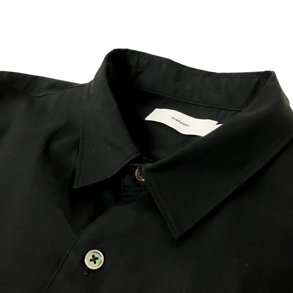 Graphpaper Solotex Twill S／S Oversized Box Shirt半袖シャツGM241 50291B 古着・中古-3枚目のアイテム画像