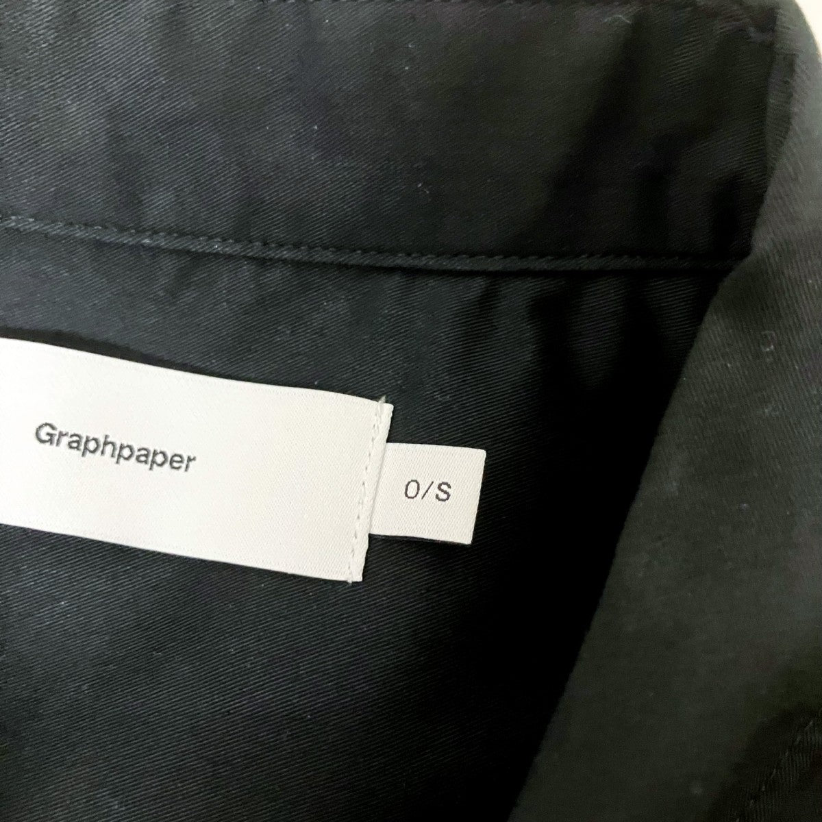 Graphpaper Solotex Twill S／S Oversized Box Shirt半袖シャツGM241 50291B 古着・中古-4枚目のアイテム画像