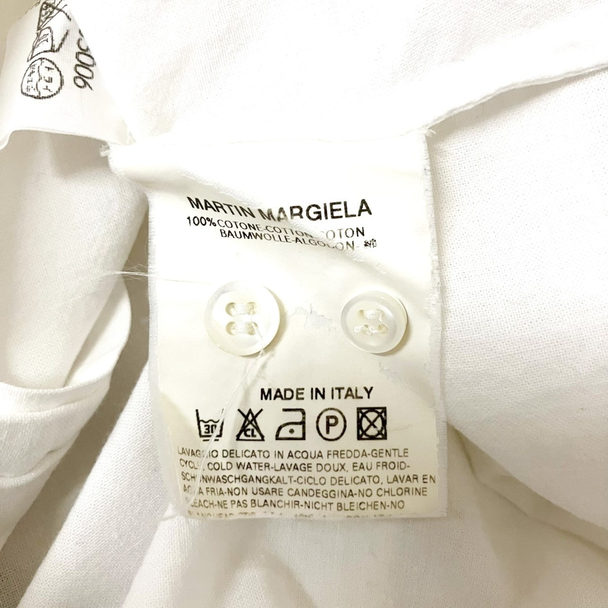 Martin Margiela 10 ボタンダウンシャツ30 C035 古着・中古-7枚目のアイテム画像