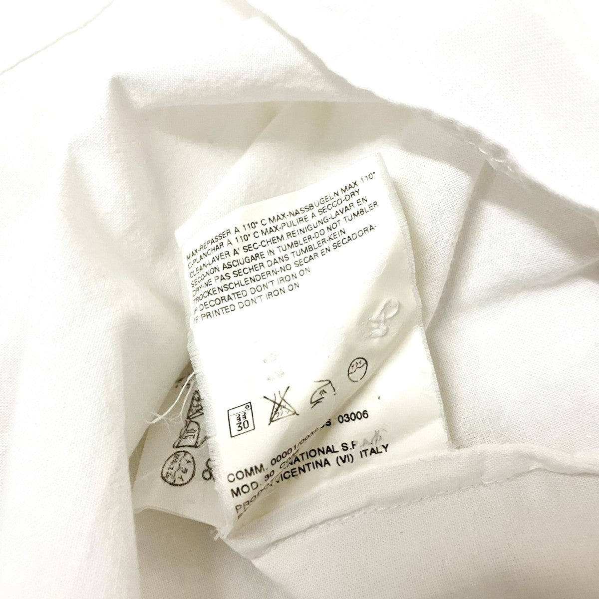 Martin Margiela 10 ボタンダウンシャツ30 C035 古着・中古-8枚目のアイテム画像