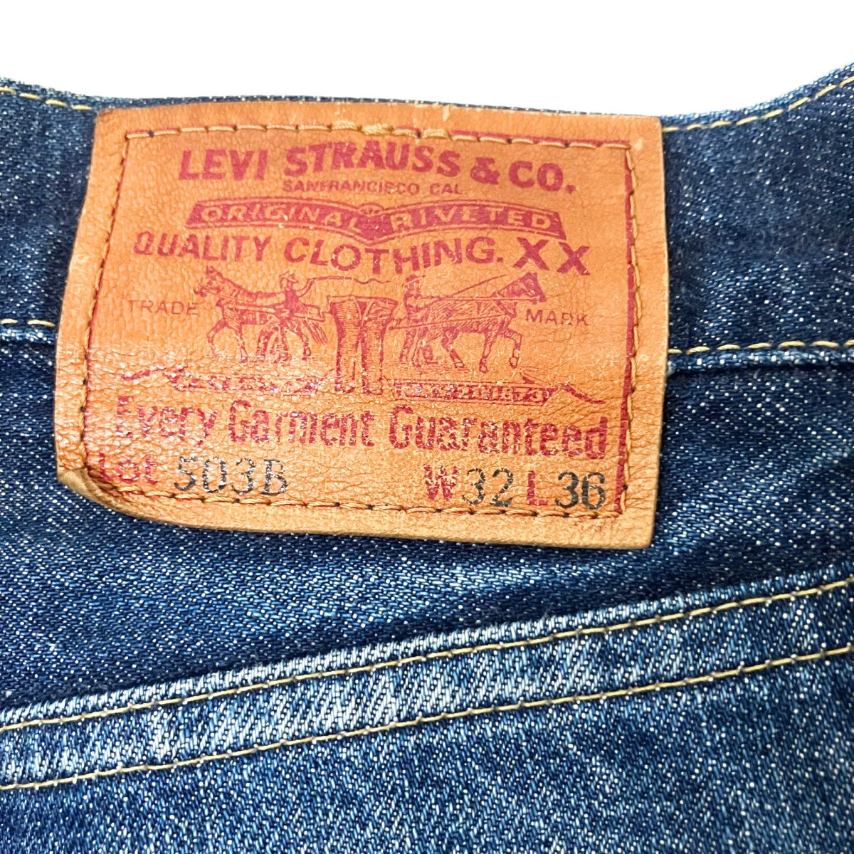 LEVI’S 503B-XXデニムパンツ 古着・中古-7枚目のアイテム画像