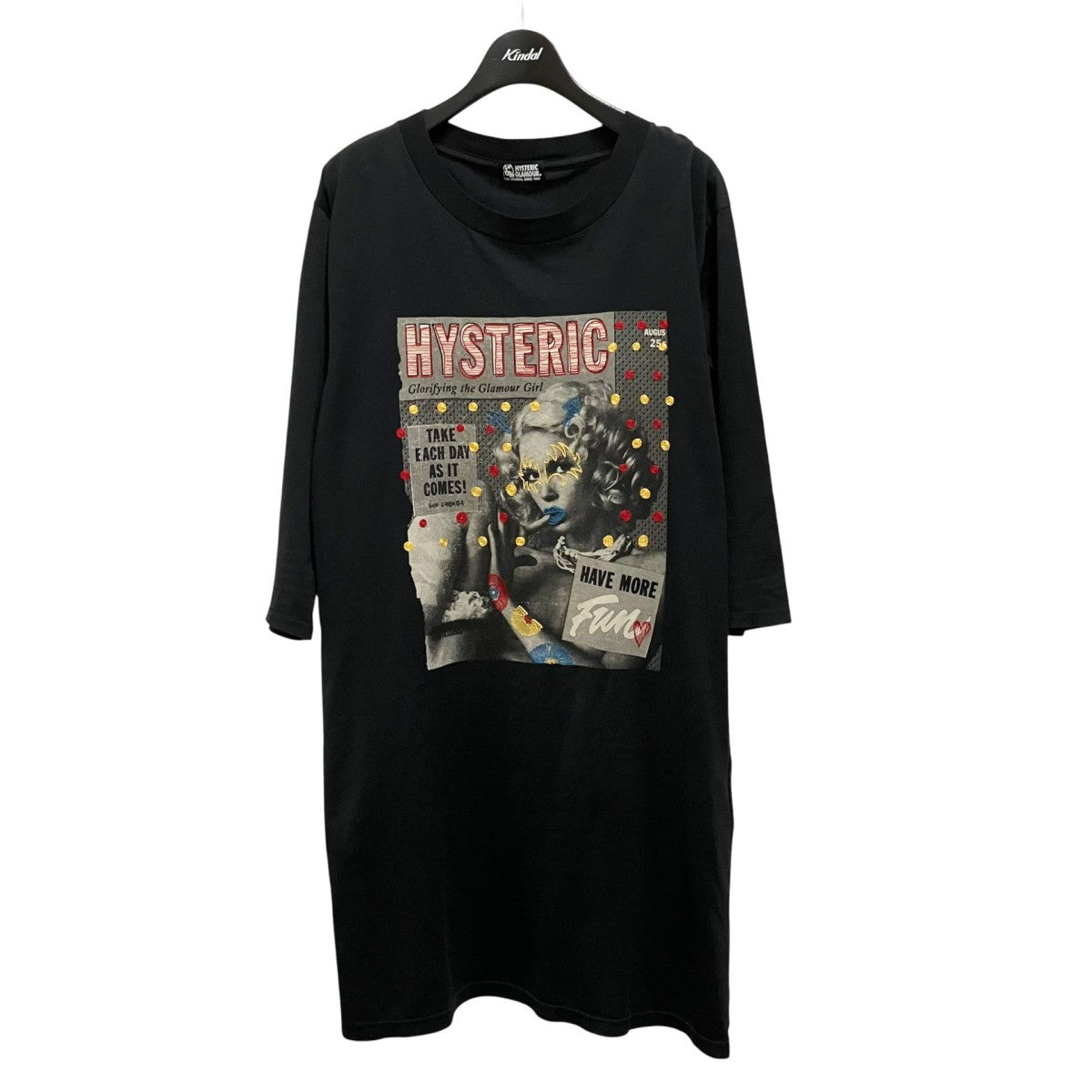 Hysteric Glamour Tシャツワンピース01173CO02 古着・中古-1枚目のアイテム画像