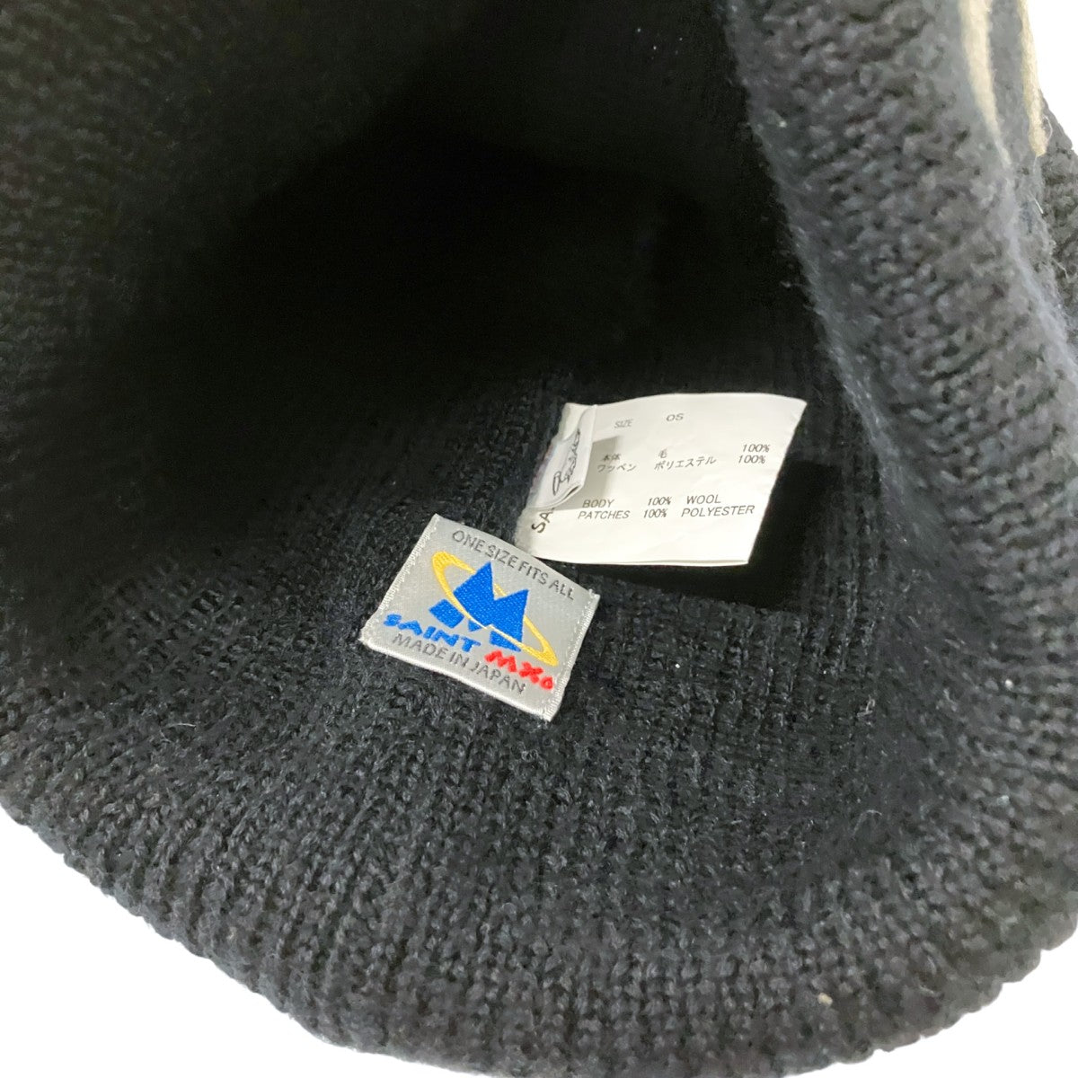 SAINT MICHAEL ニット帽SM YS1 0000 081 古着・中古-4枚目のアイテム画像