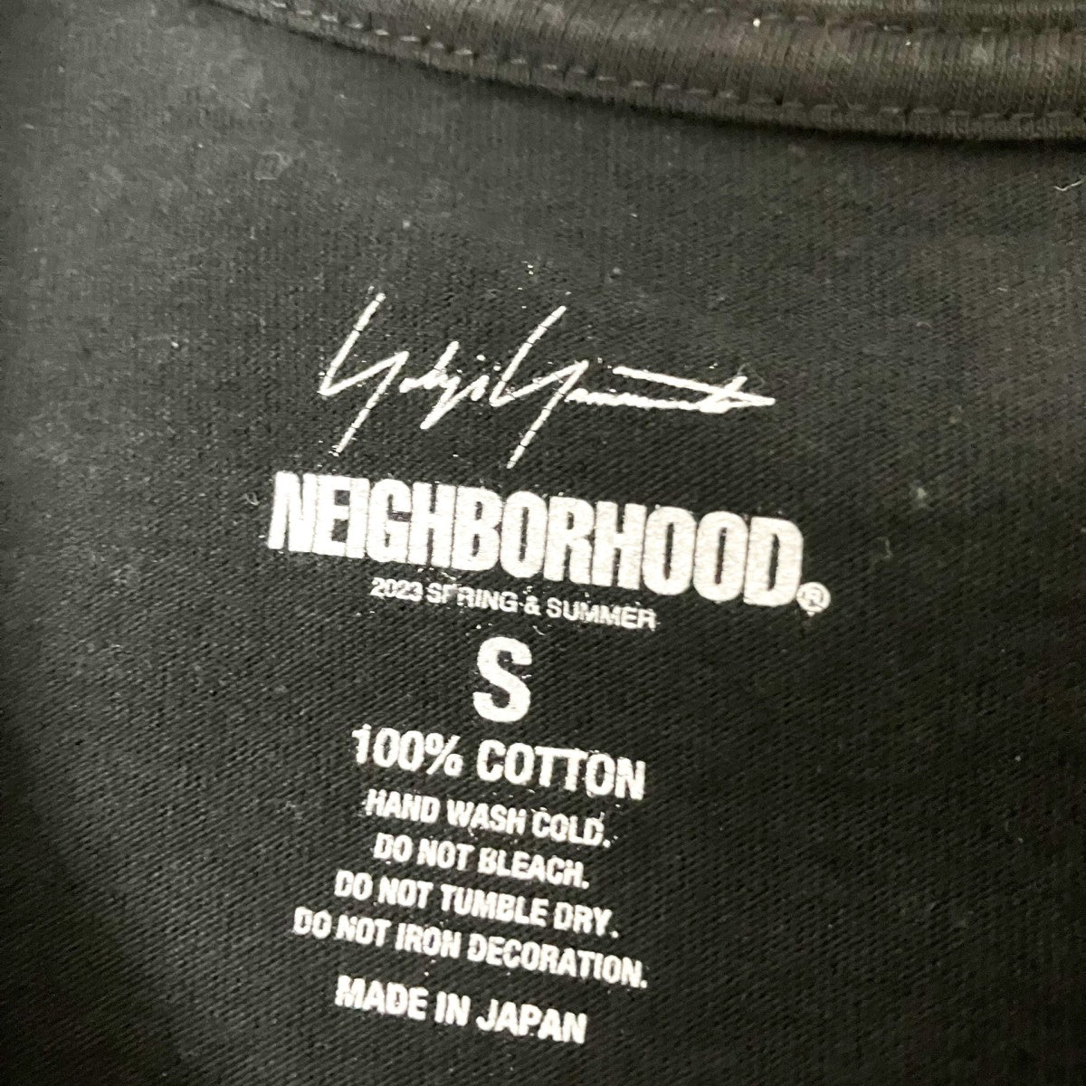 YOHJI YAMAMOTO×NEIGHBORHOOD 半袖TシャツHZ T61 286 古着・中古-4枚目のアイテム画像