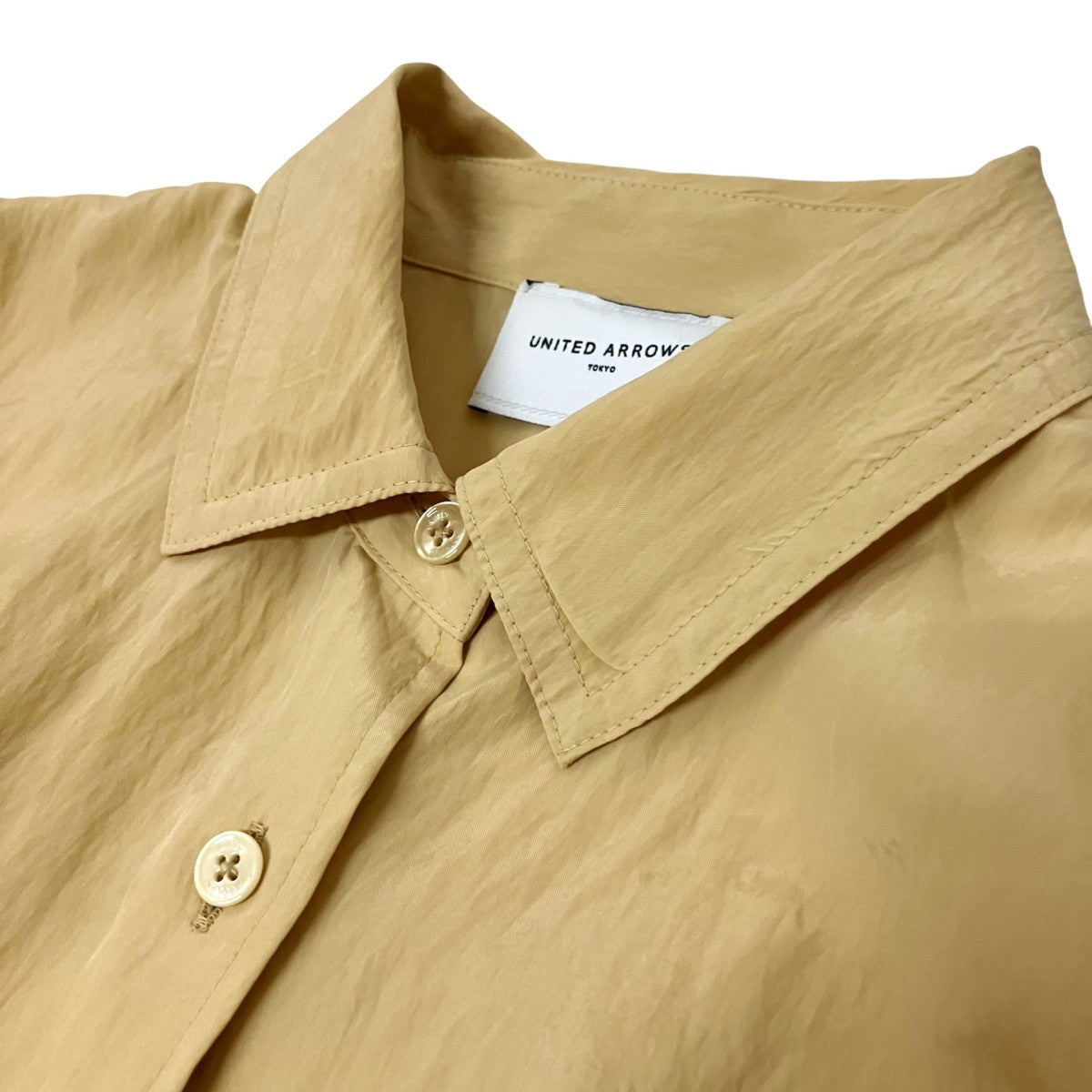 UNITED ARROWS ワッシャードルマンスリーブシャツ1511 144 2249 古着・中古-3枚目のアイテム画像