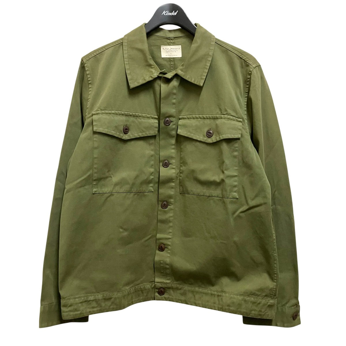 NUDIE JEANS Colin Utility Overshirtシャツジャケット 古着・中古-1枚目のアイテム画像