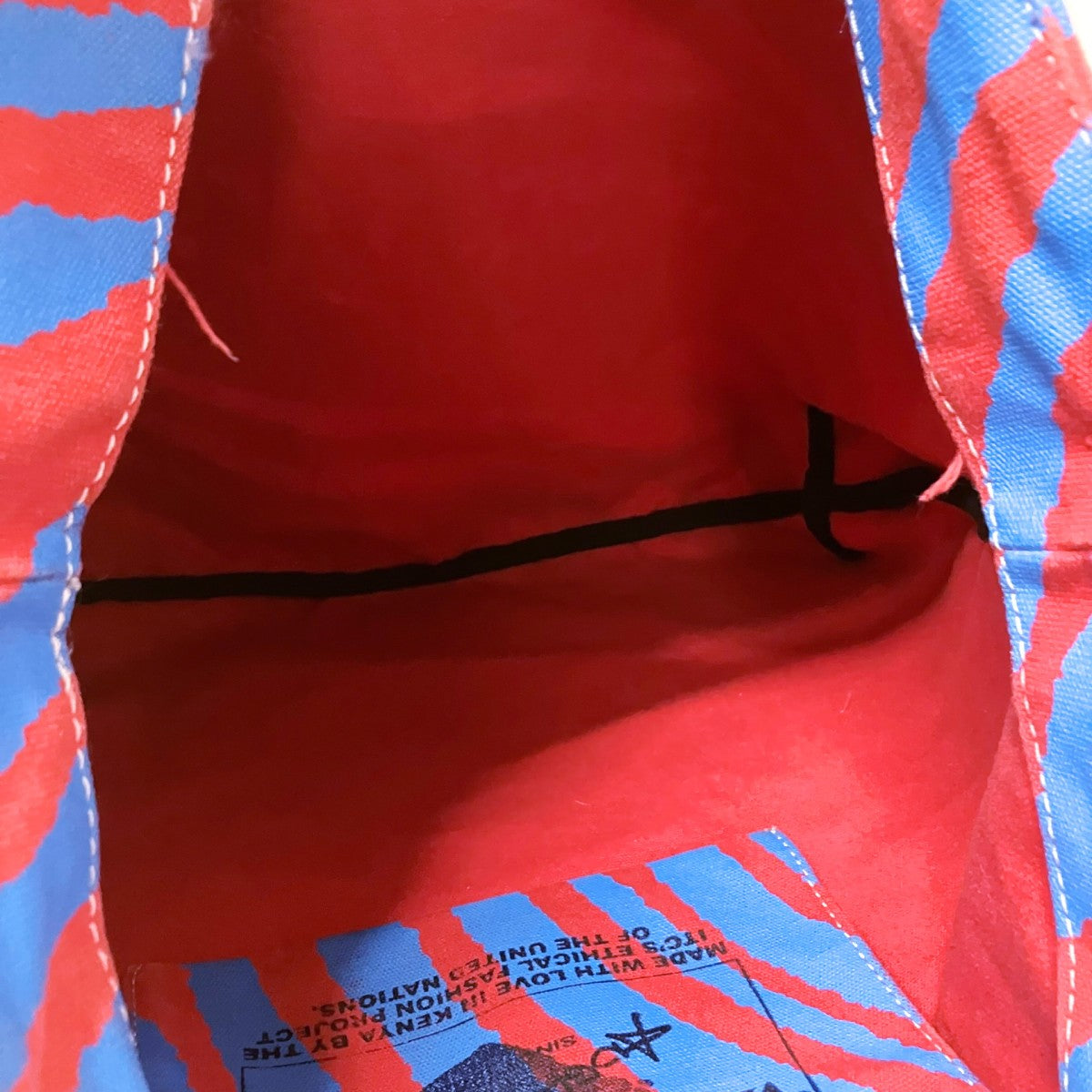 VIVIENNE WESTWOOD ANGLOMANIA KENYAキャンバストートバッグ 古着・中古-8枚目のアイテム画像