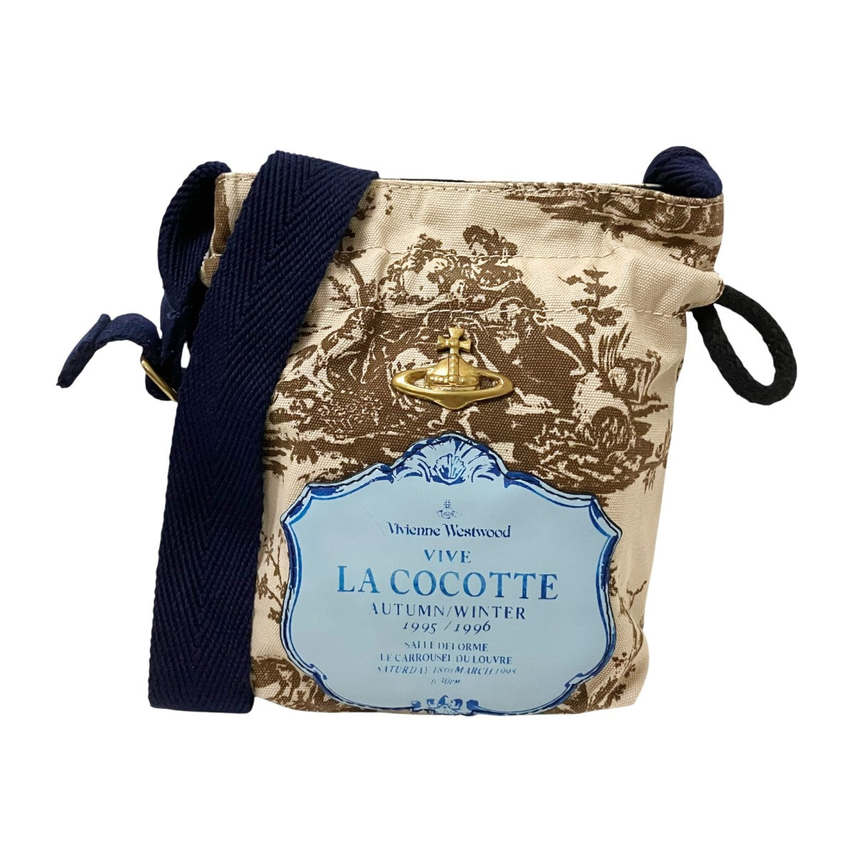 Vivienne Westwood ETPOMADOUR MINI SACKショルダーバッグ 古着・中古-1枚目のアイテム画像