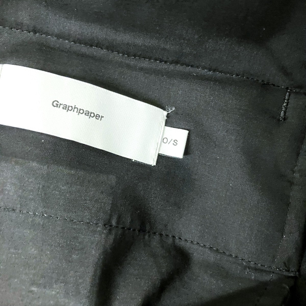 Graphpaper Scale Off Wool Wide Tapered Chef PantsワイドテーパードパンツGM241 40174B 古着・中古-5枚目のアイテム画像