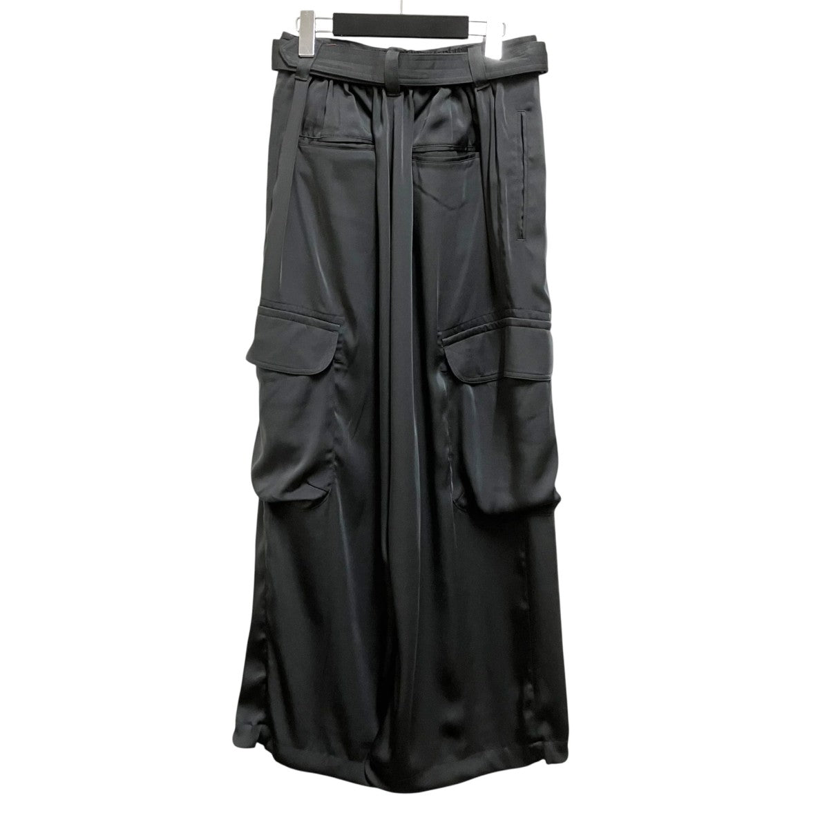 MAISON SPECIAL Stretch Satin Prime-Wide Cargo Pantsカーゴパンツ11251461201 古着・中古-2枚目のアイテム画像