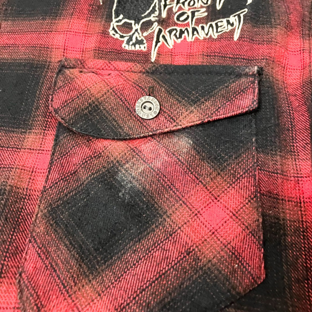 VANSON チェックシャツ 古着・中古-5枚目のアイテム画像