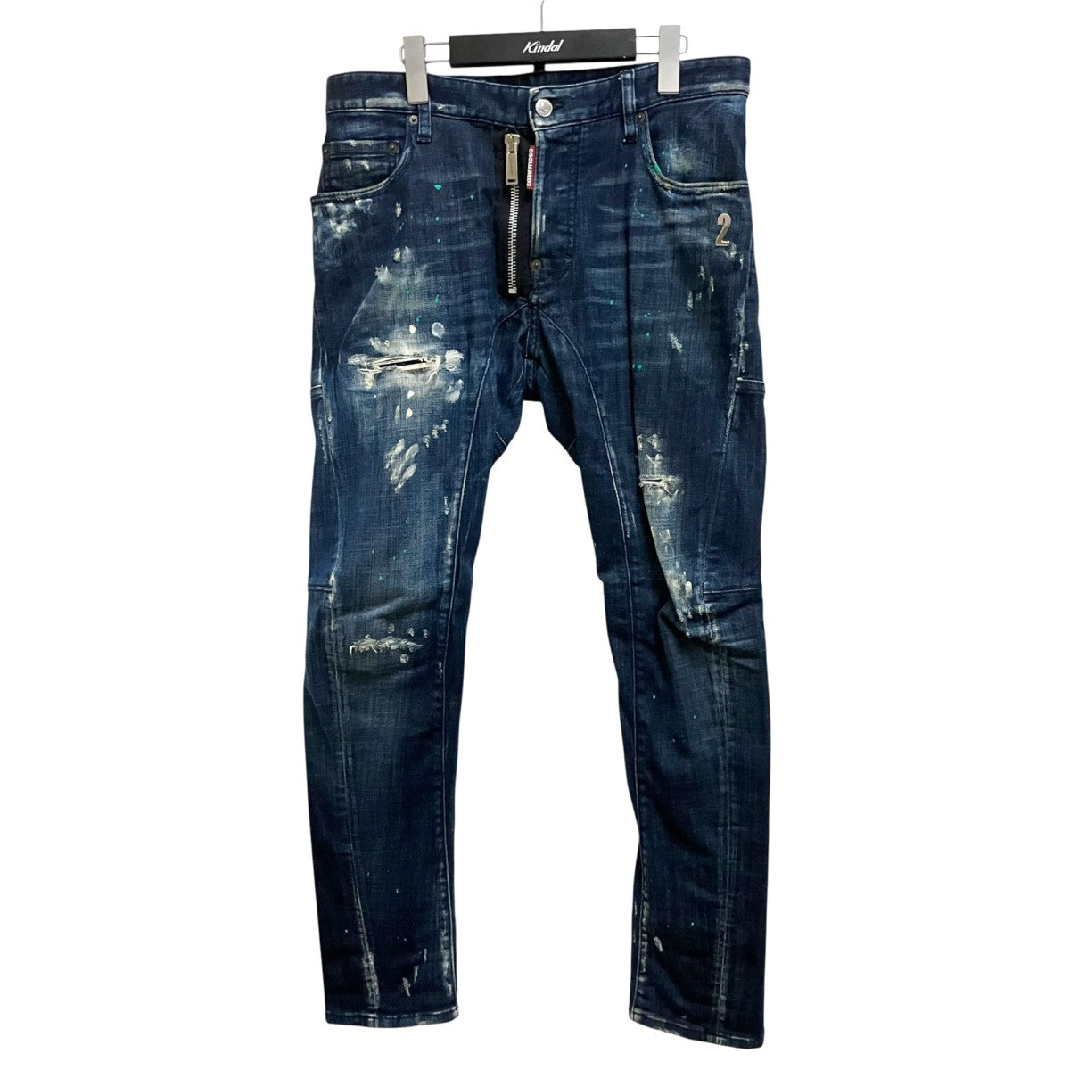 DSQUARED2 TIDY BIKER JEAN加工デニムパンツS71LB0326 S30342 古着・中古-1枚目のアイテム画像
