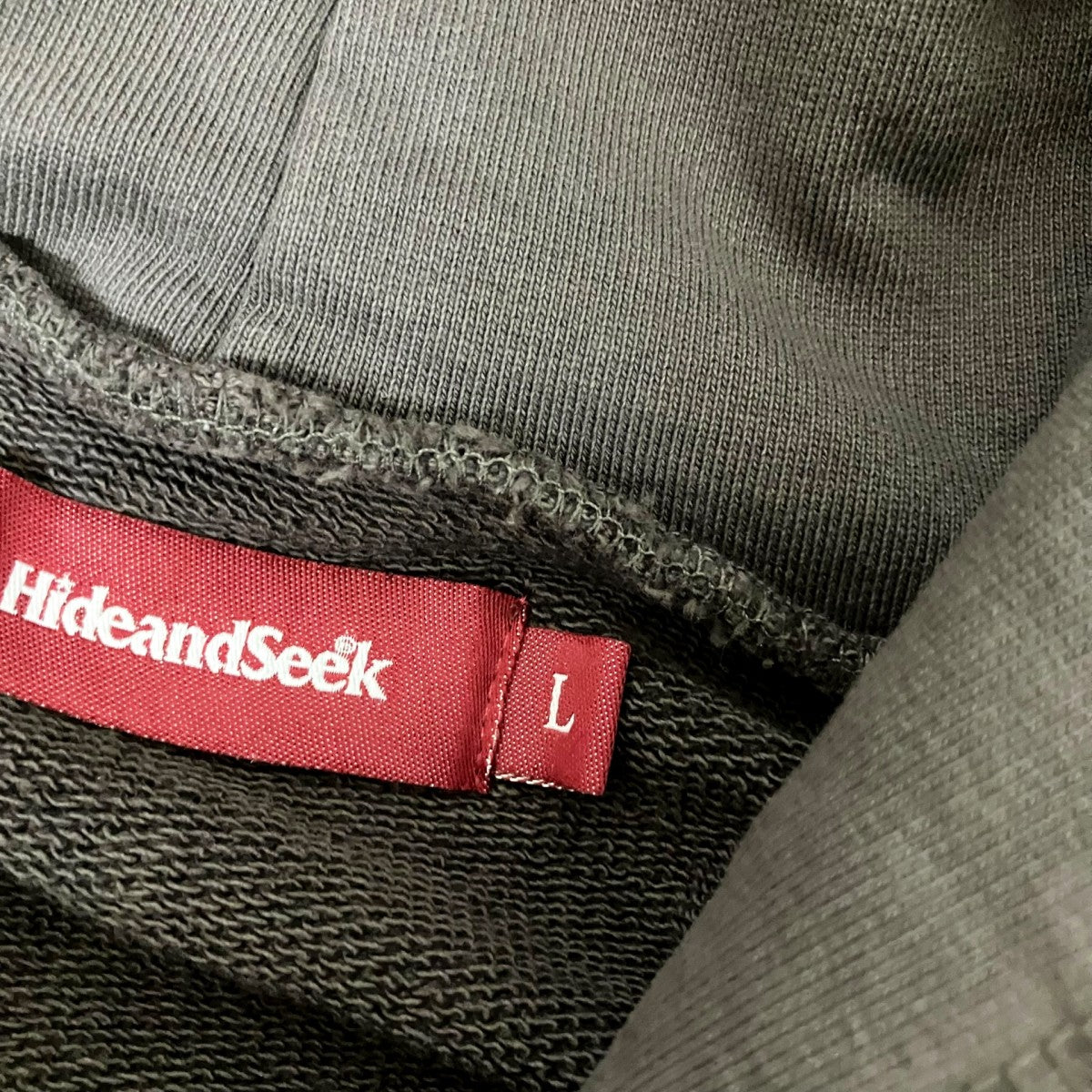 HIDE AND SEEK The H＆S Hooded Sweat ShirtプルオーバーパーカーH30th 010226 古着・中古-4枚目のアイテム画像