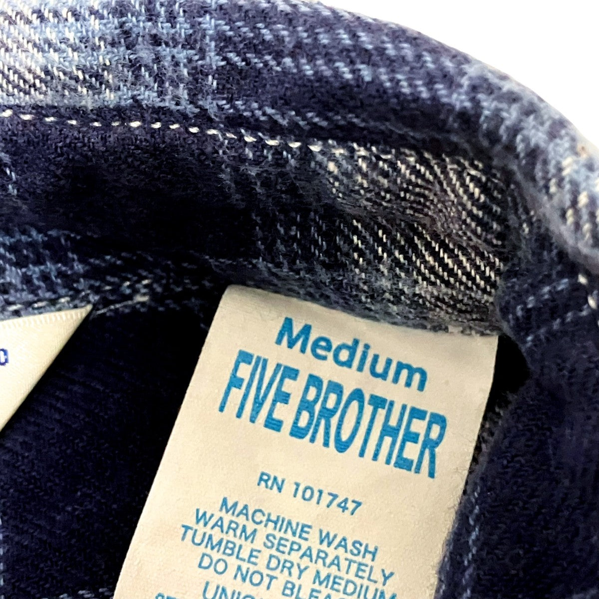 FIVE BROTHER チェックシャツ1516071 古着・中古-4枚目のアイテム画像