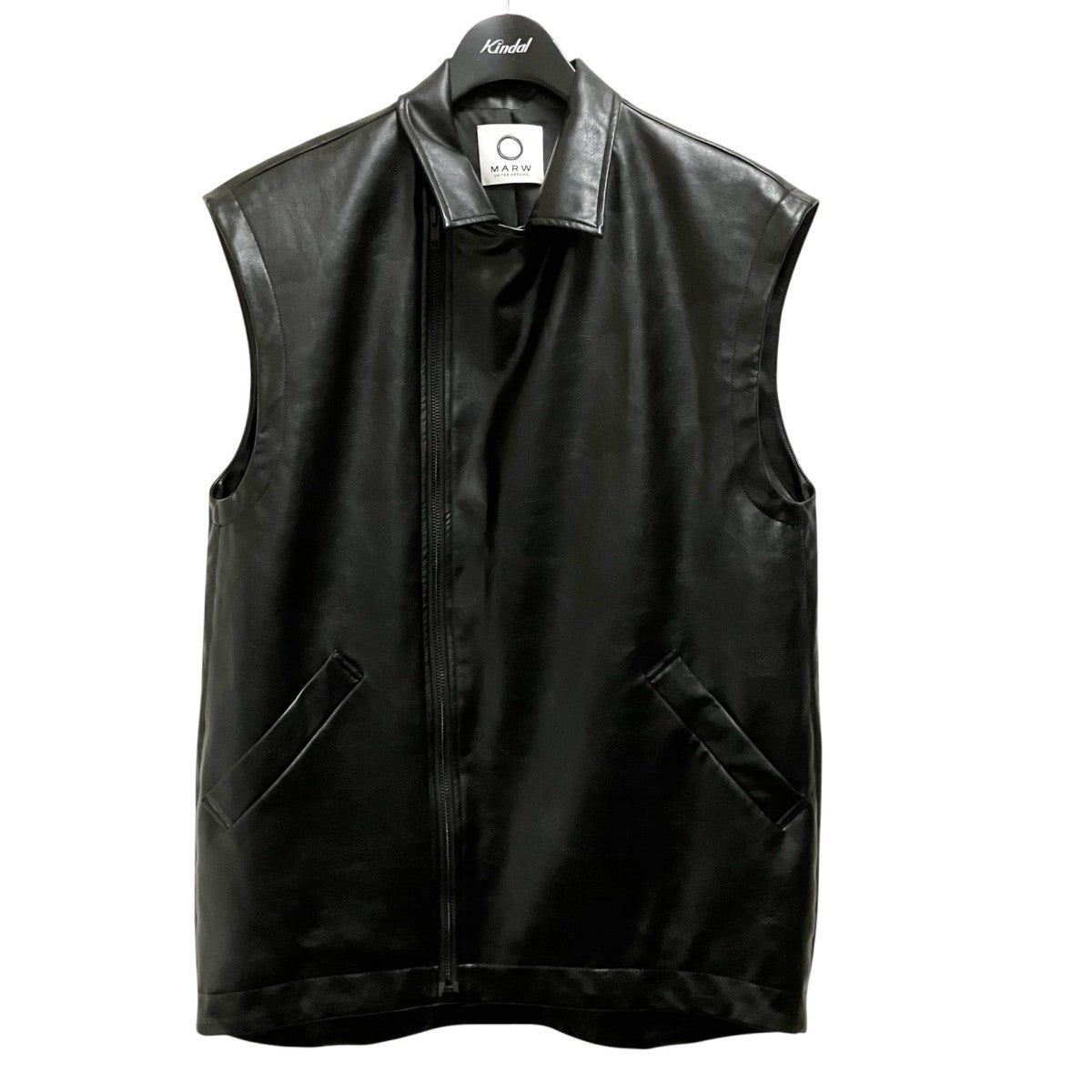MARW UNITED ARROWS フェイクレザーベスト9125 699 0043 古着・中古-1枚目のアイテム画像