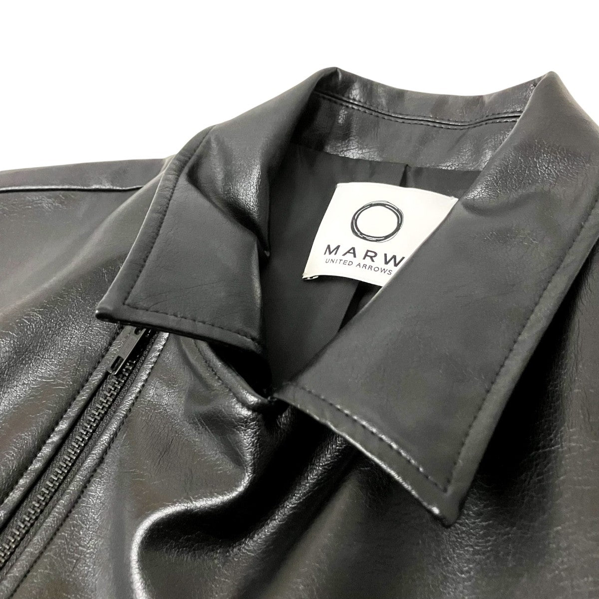 MARW UNITED ARROWS フェイクレザーベスト9125 699 0043 古着・中古-3枚目のアイテム画像