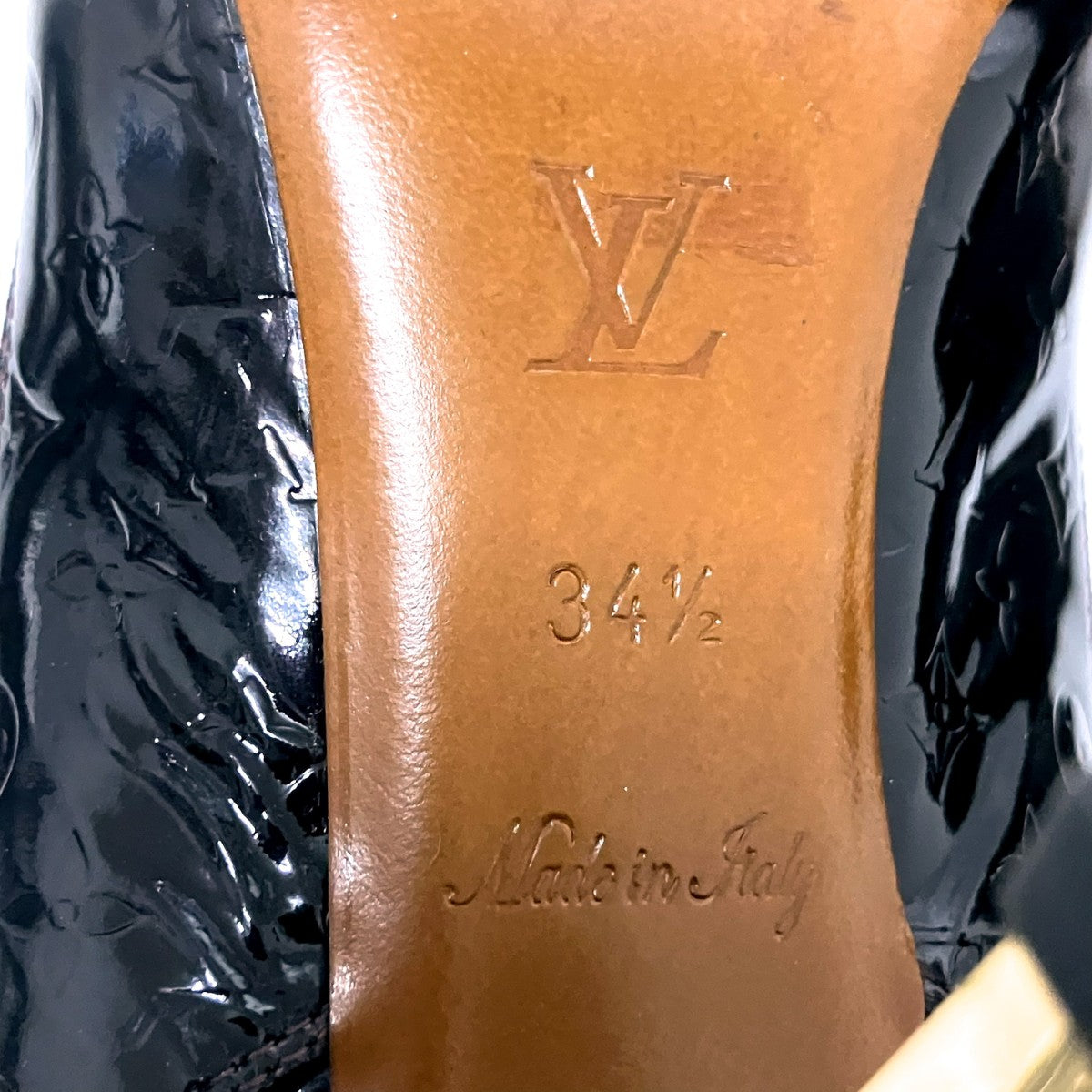 LOUIS VUITTON モノグラム柄オープントゥパンプスMA0099 古着・中古-7枚目のアイテム画像