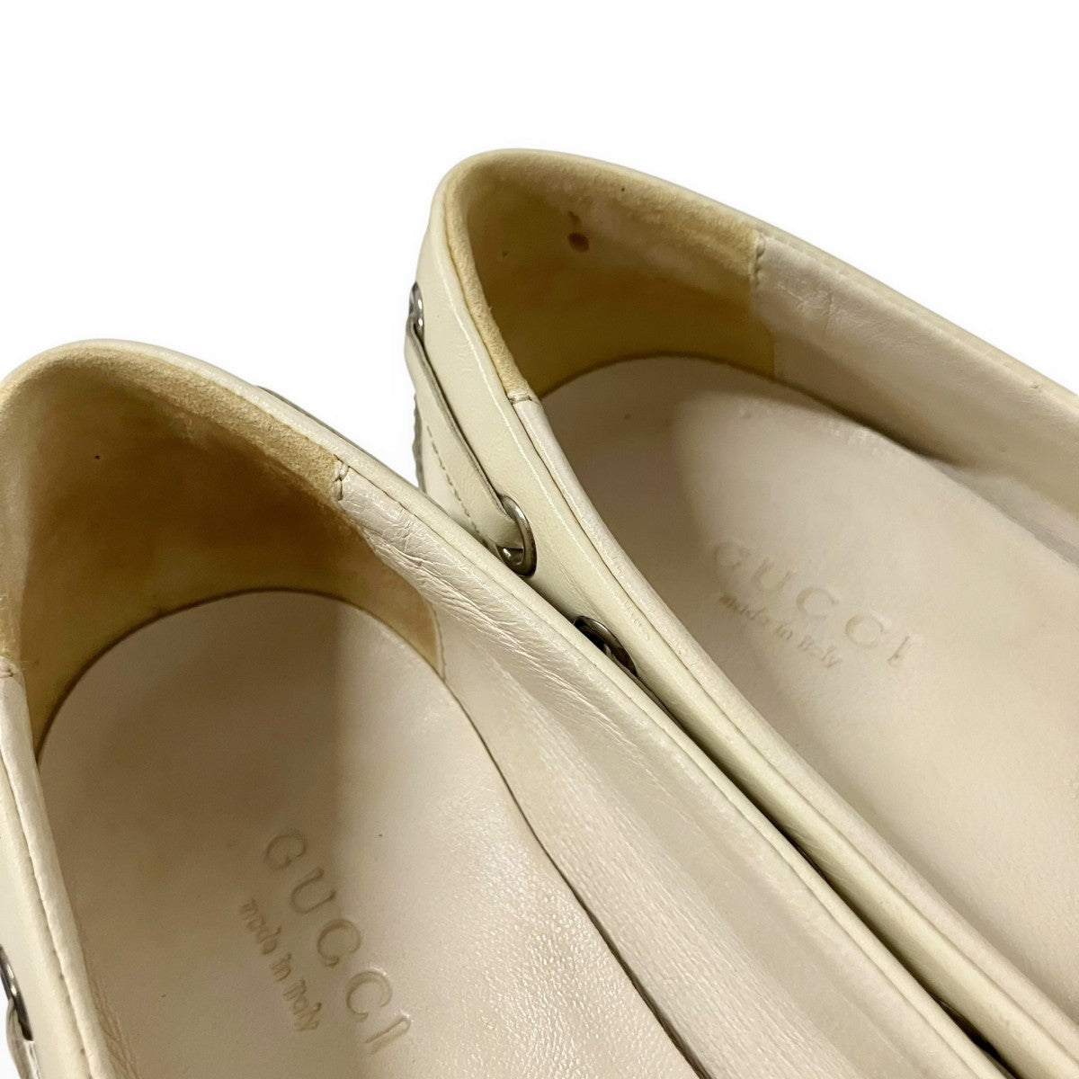 GUCCI(グッチ) タッセルローファー177054 177054 アイボリー サイズ 35
