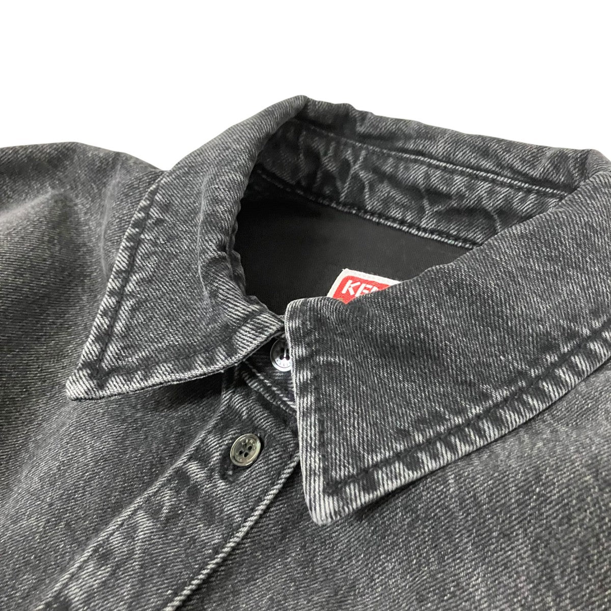 KENZO Futura Workwear ShirtデニムシャツFF62DC2506C8 古着・中古-3枚目のアイテム画像