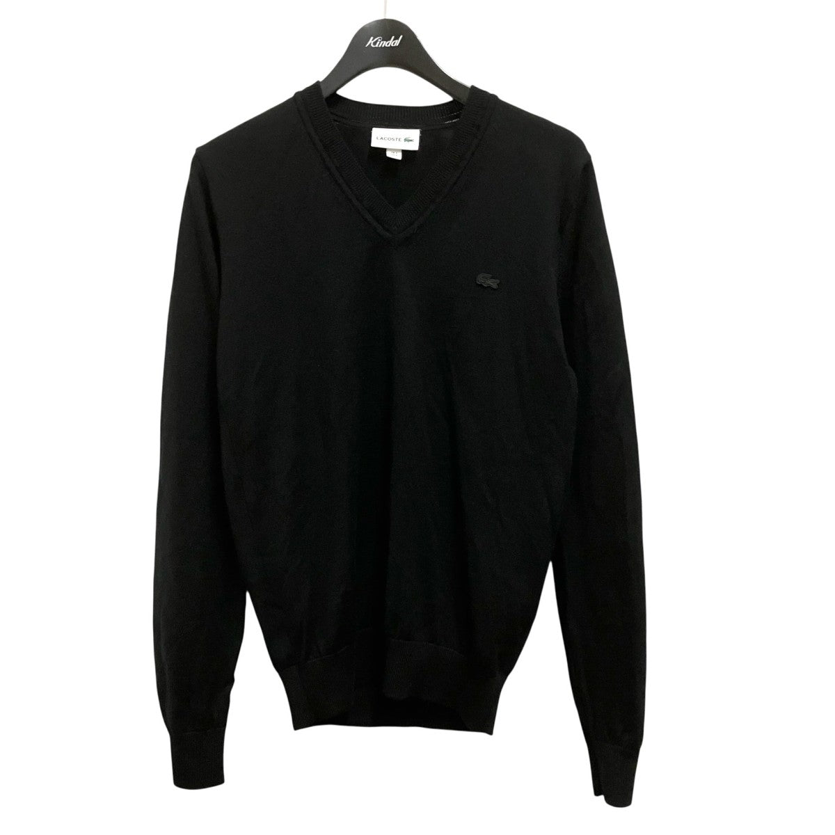 LACOSTE VネックニットAH987E 古着・中古-1枚目のアイテム画像
