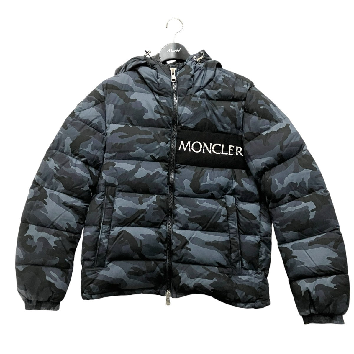 MONCLER AITONカモフラージュ柄ダウンジャケットD20914188405 古着・中古-1枚目のアイテム画像