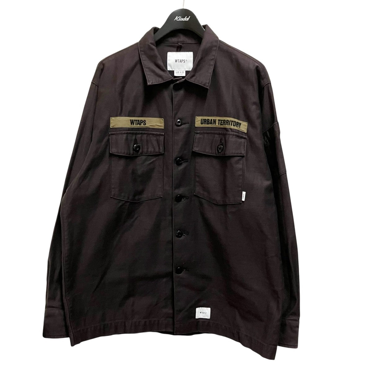 WTAPS ミリタリー シャツ202BRDT SHM01 古着・中古-1枚目のアイテム画像