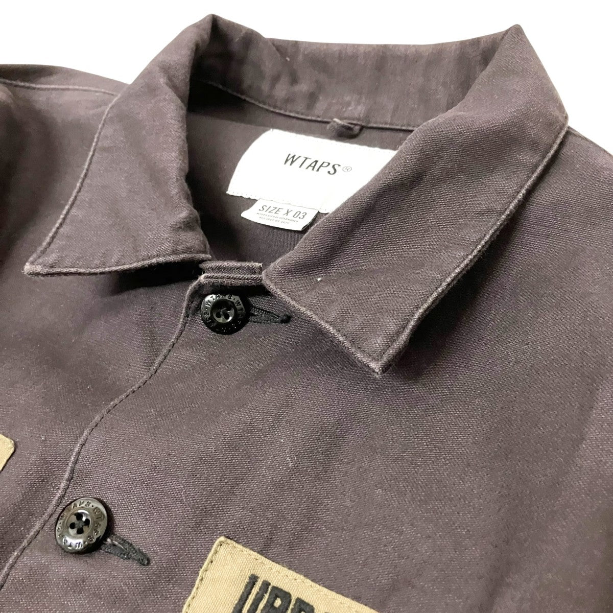 WTAPS ミリタリー シャツ202BRDT SHM01 古着・中古-3枚目のアイテム画像