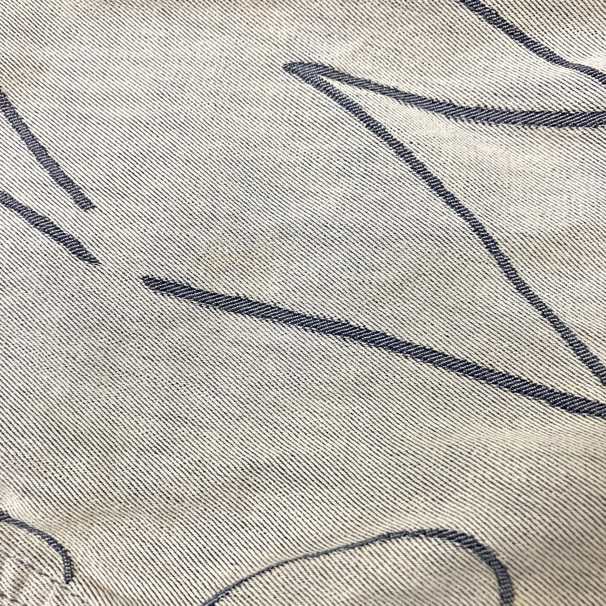 Handwriting Jacquard Denim Shirtデニムシャツ
