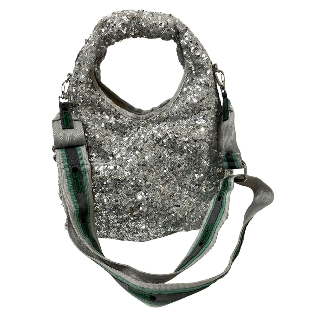 LeSportsac SM MARCHE BAGスパンコール装飾2WAYショルダーバッグ 古着・中古-2枚目のアイテム画像