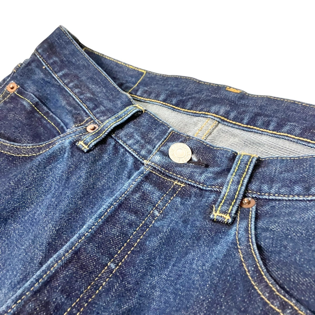 MASSES×PORKCHOP 5P POCKET PANTS P WASHデニムパンツ 古着・中古-3枚目のアイテム画像