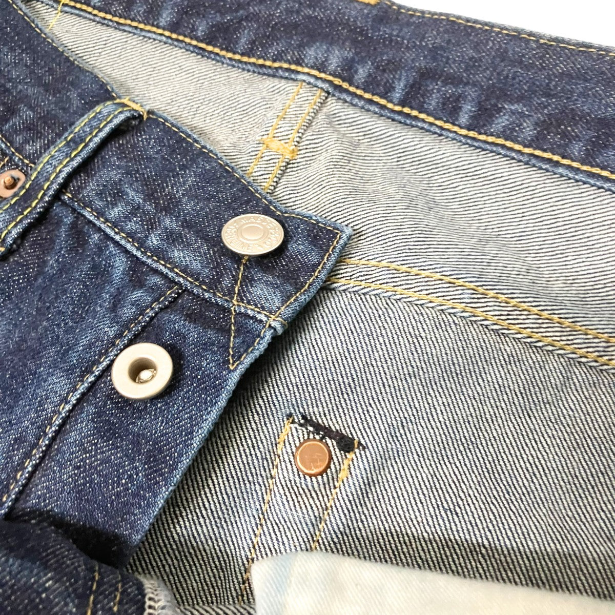 MASSES×PORKCHOP 5P POCKET PANTS P WASHデニムパンツ 古着・中古-4枚目のアイテム画像