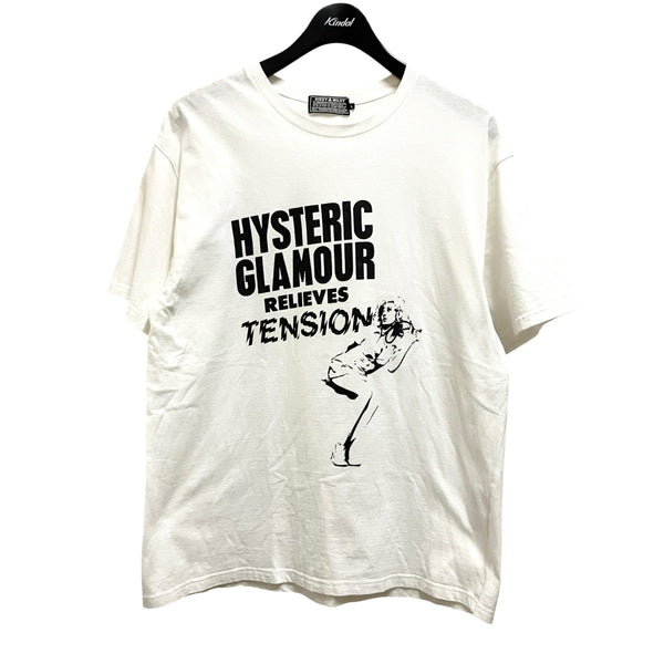 HYSTERIC GLAMOUR ヒステリックグラマー　半袖Tシャツ　ホワイト Hysteric Glamour(ヒステリックグラマー) 半袖Tシャツ02233CT02