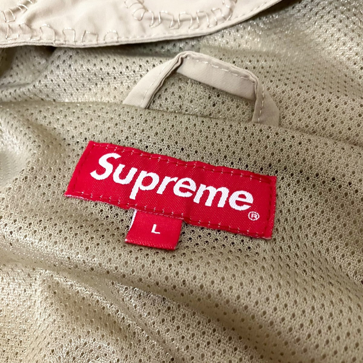Supreme Repeat Stitch Anorakアノラックパーカー 古着・中古-4枚目のアイテム画像