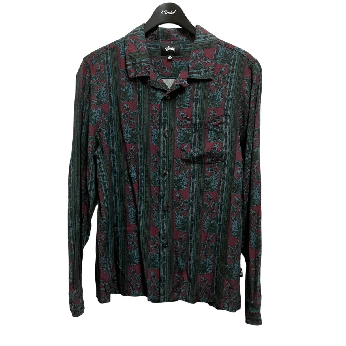 stussy ペイズリー柄シャツ 古着・中古-1枚目のアイテム画像
