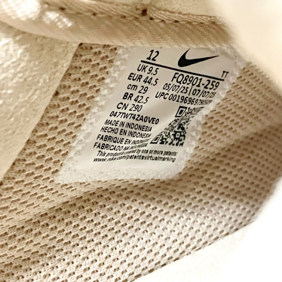NIKE WMNS AIR FORCE 1 ’07スニーカーFQ8901 259 古着・中古-6枚目のアイテム画像