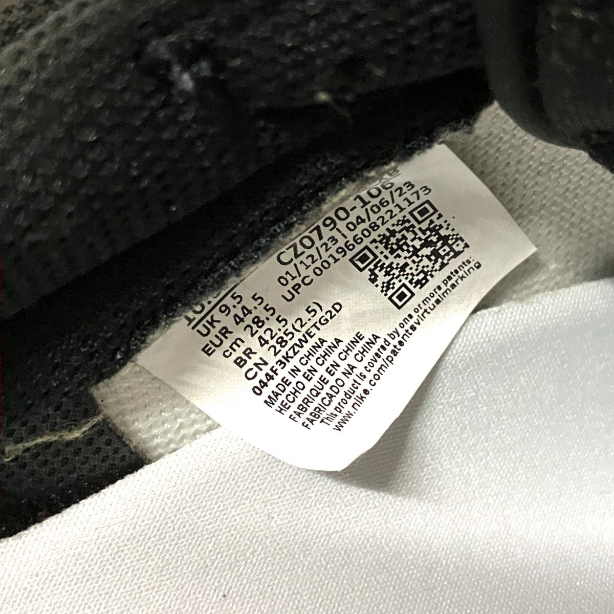 AIR JORDAN 1 RETRO LOW OGスニーカーCZ0790 106
