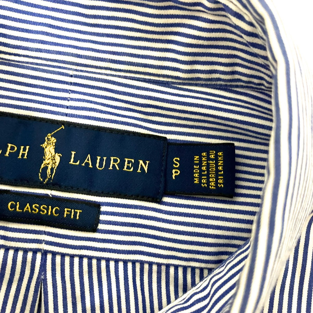 RALPH LAUREN ストライプシャツ 古着・中古-4枚目のアイテム画像