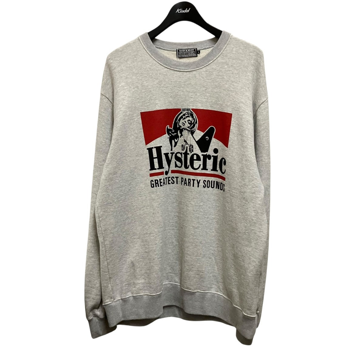 Hysteric Glamour GREATEST PARTY SOUNDSスウェットトレーナー02261CS05 古着・中古-1枚目のアイテム画像