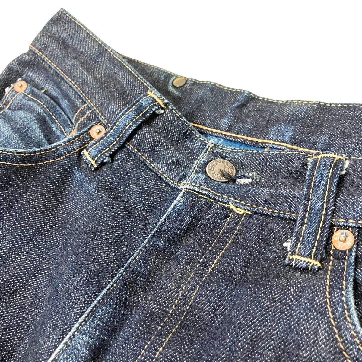 MOMOTARO JEANS 銅丹特濃スリムテーパードデニムパンツG014 MZ 古着・中古-3枚目のアイテム画像